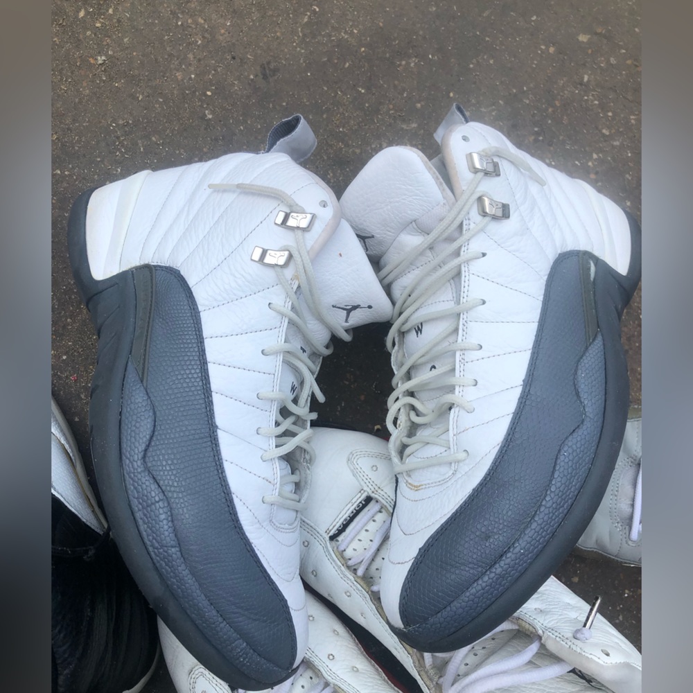 Nike Air Jordan XII 12 Retro White Flint Grey Silver Playoffs 136001102